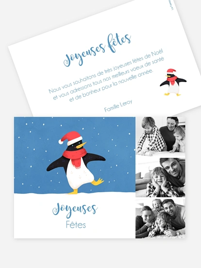 Carte de Noël Cute animals