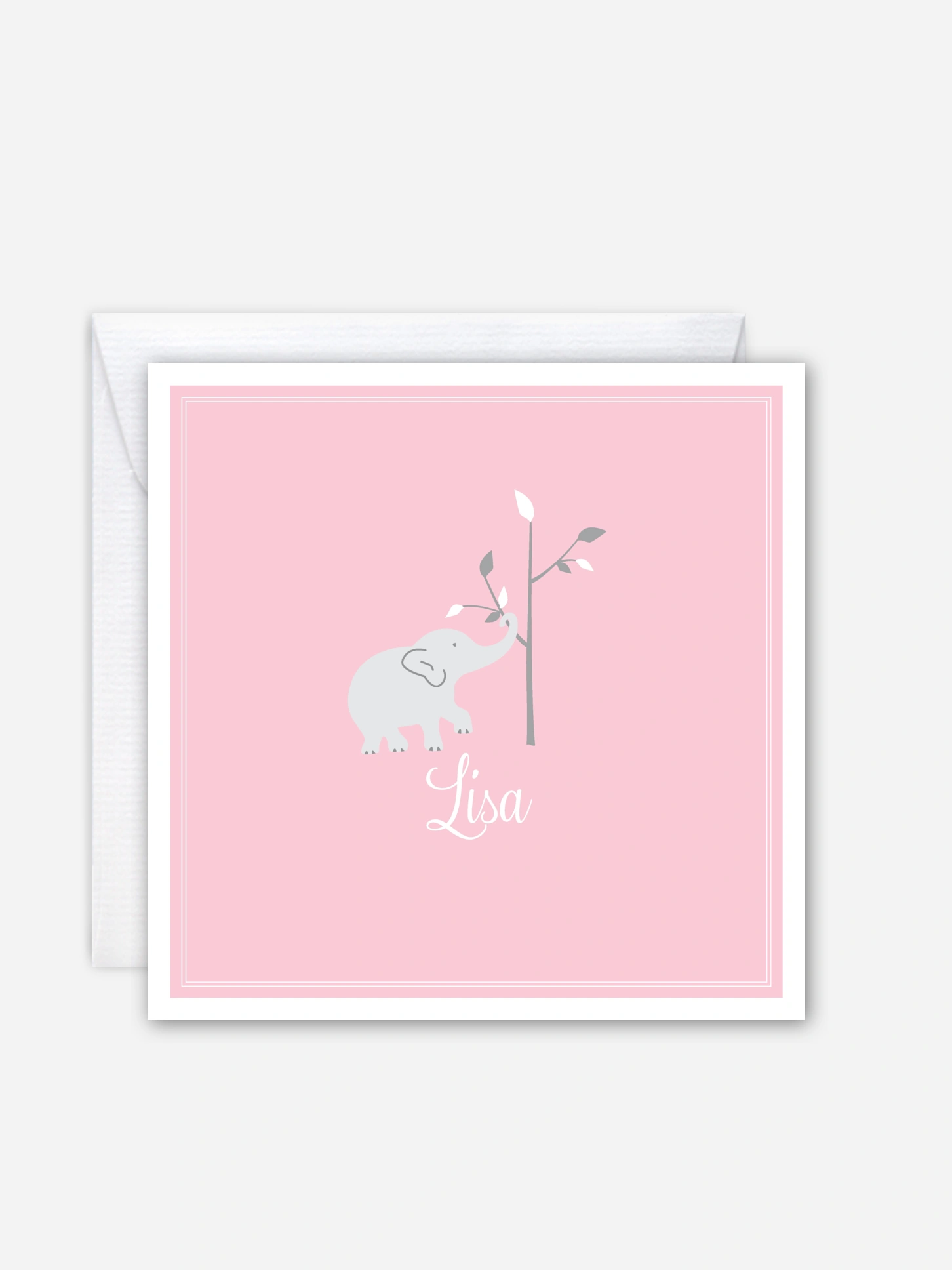 Faire-part naissance Éléphant