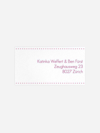 Empfängeraufkleber Geburtstag Schmetterling