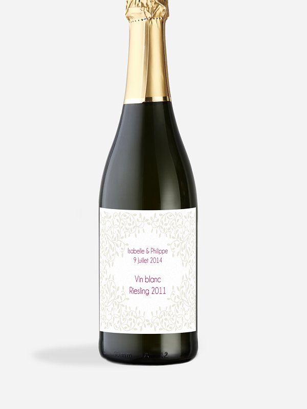 Étiquette bouteille Romance