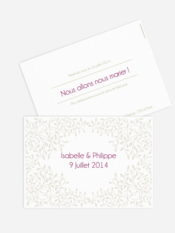 Save the date Romance