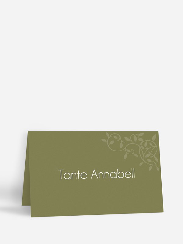 Tischkarte Hochzeit Romance