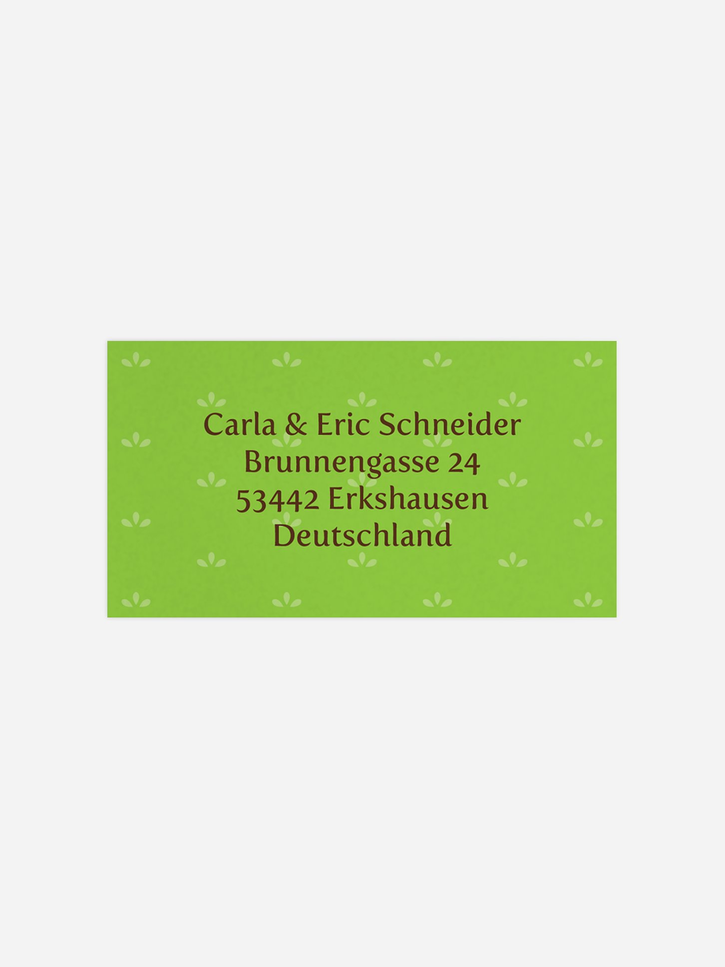 Empfängeraufkleber Geburtstag Schaf