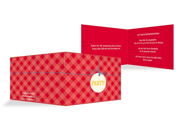 Kindergeburtstagseinladung Geschenk