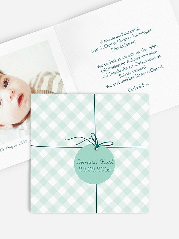 Geburtskarte Geschenk