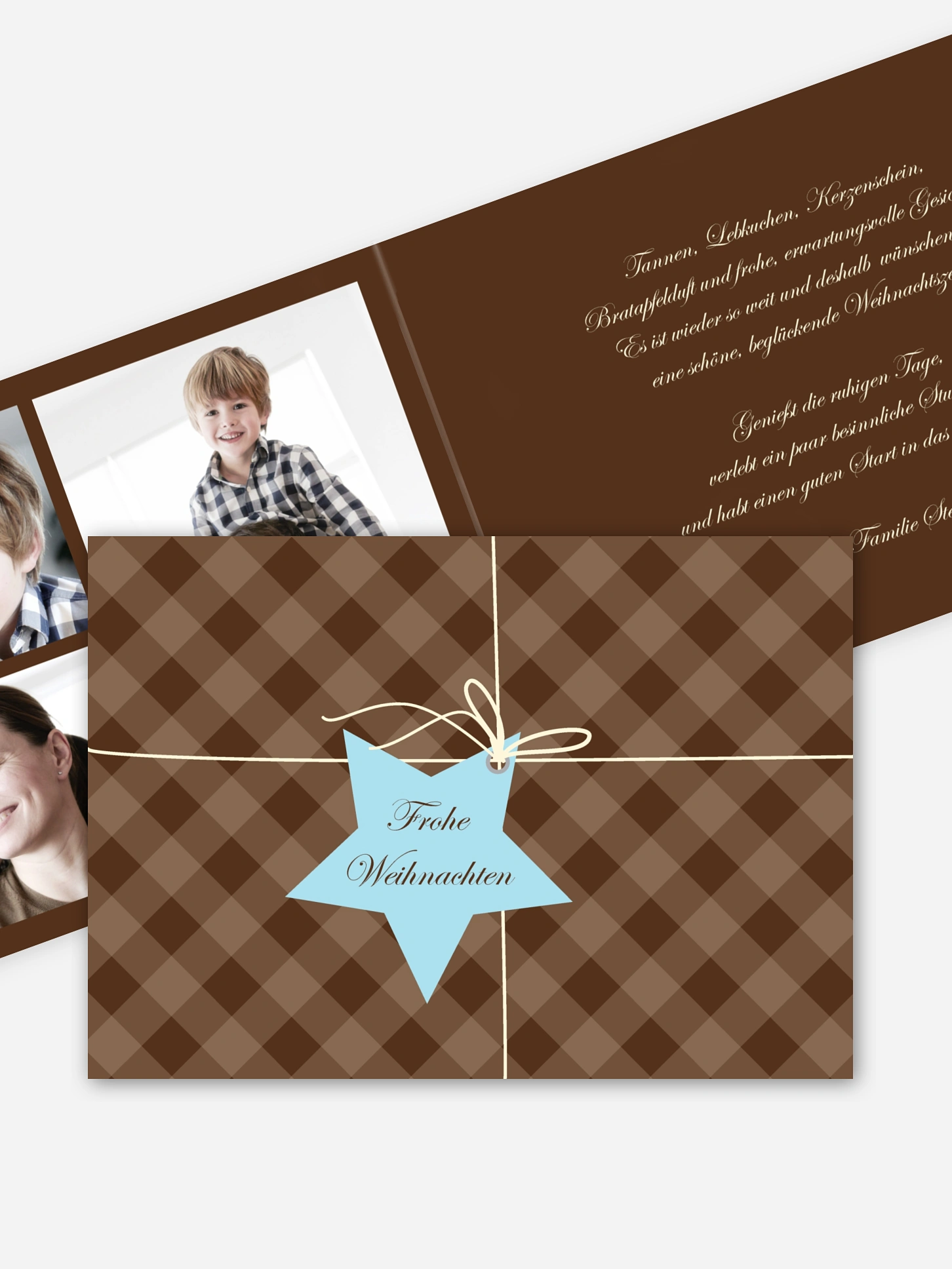 Weihnachtskarte Geschenk