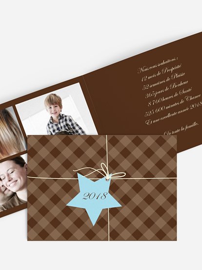 Carte de voeux Cadeau