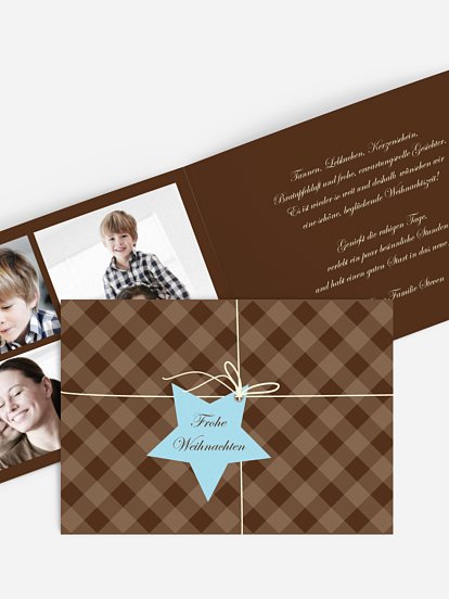 Weihnachtskarte Geschenk