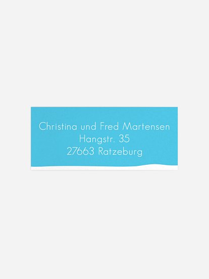 Absenderaufkleber Bär