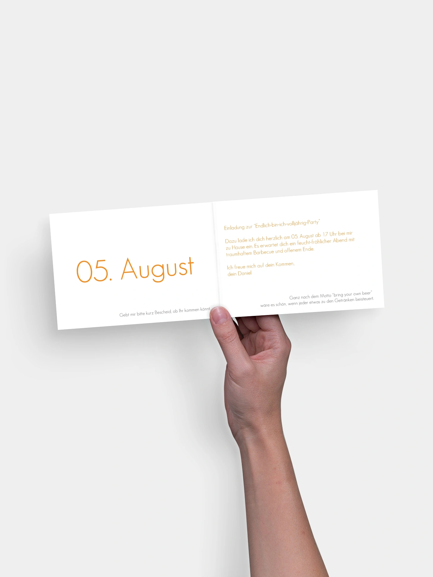 Einladung 18. Geburtstag Styline