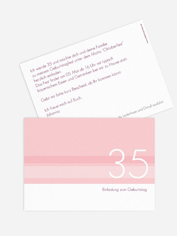 Geburtstagseinladung Styline