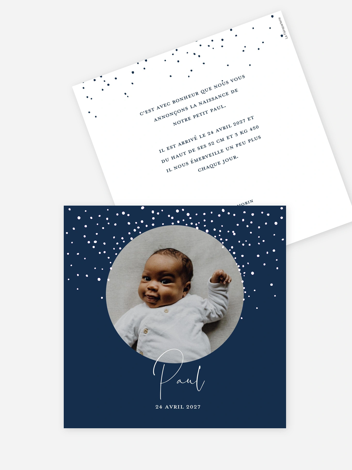 Faire-part naissance Etoiles féeriques