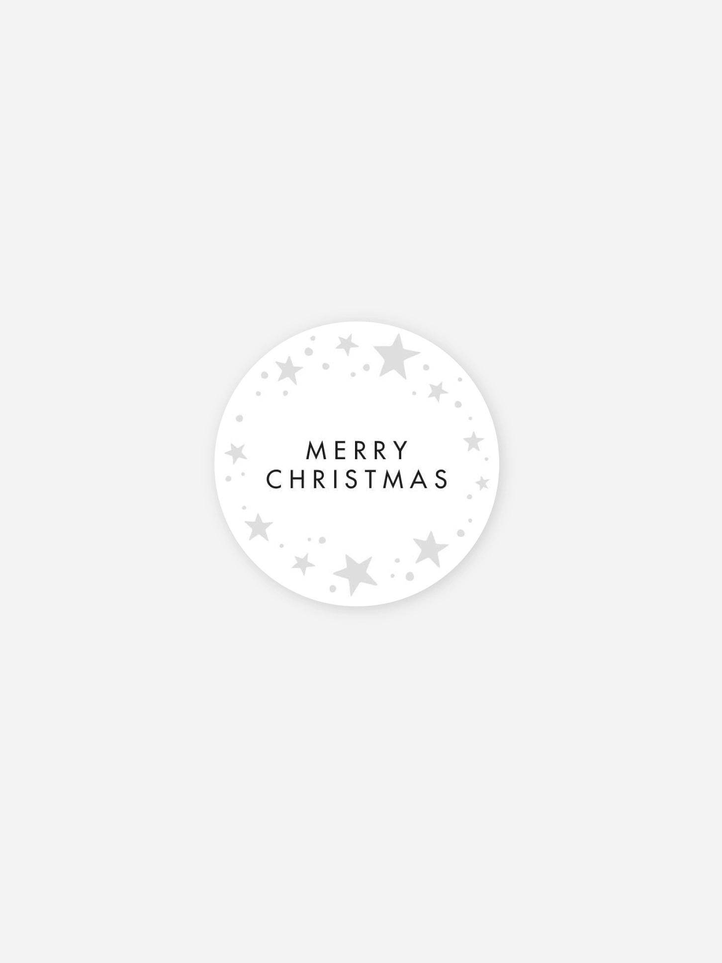 Geschenkaufkleber Weihnachten Galaxy Greetings Premium
