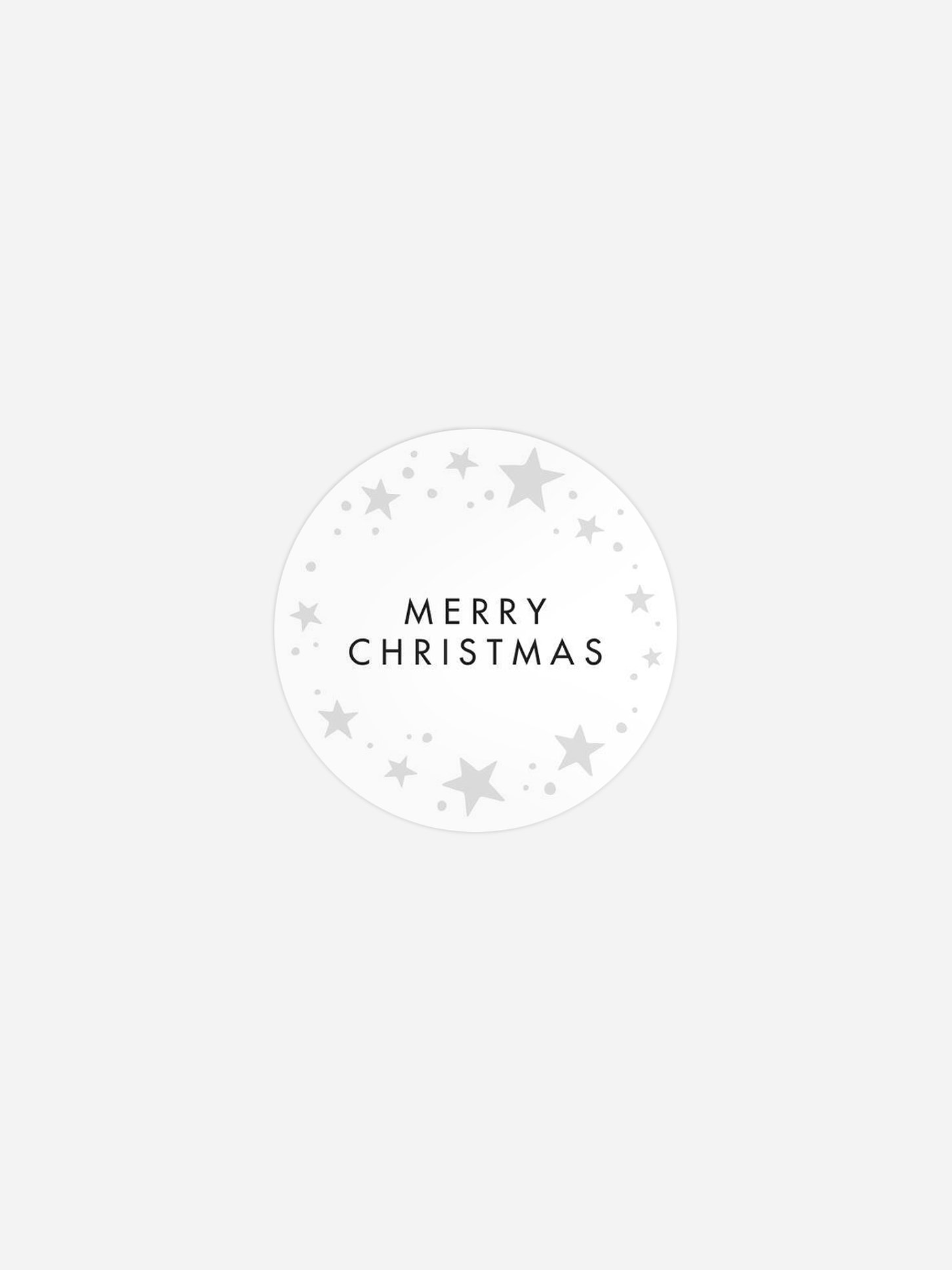 Geschenkaufkleber Weihnachten Galaxy Greetings Premium