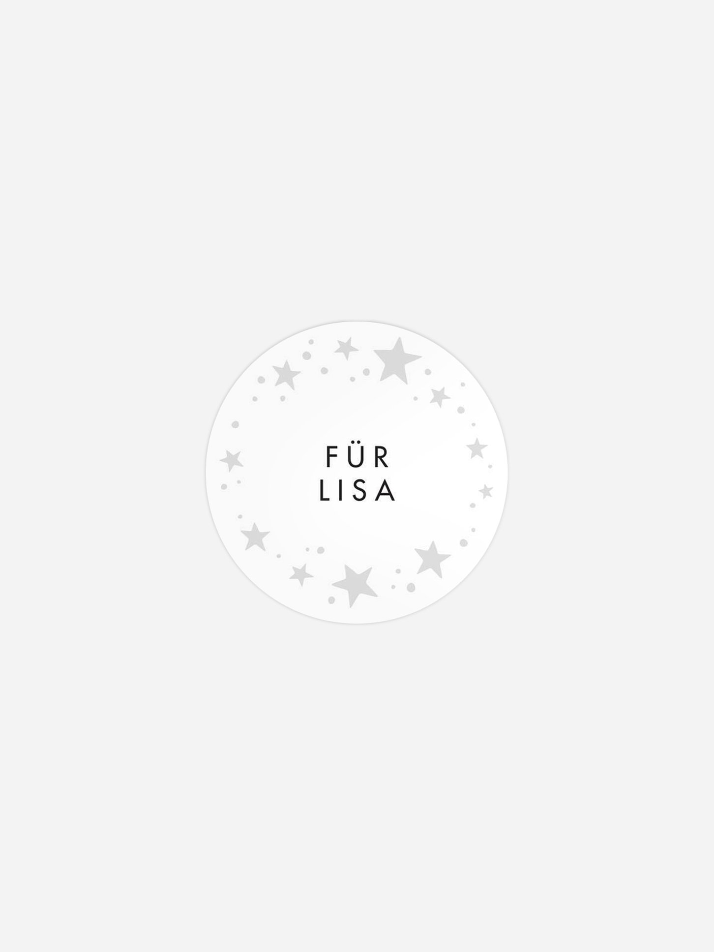 Geschenkaufkleber personalisiert Galaxy Greetings Premium