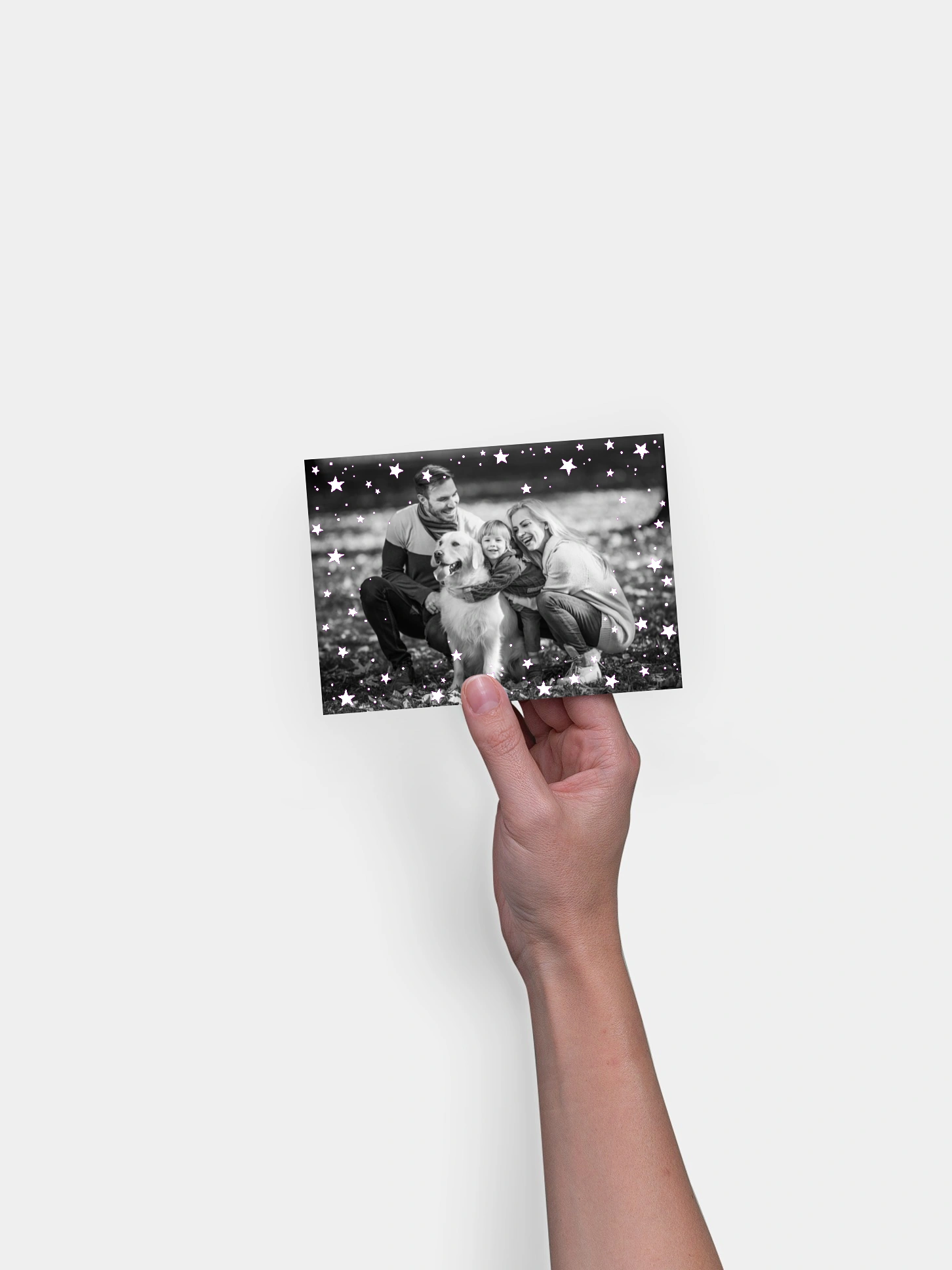 Carte de voeux Galaxy Greetings - dorure