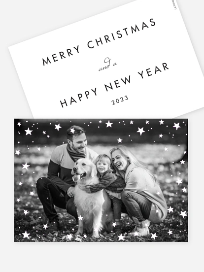 Carte de voeux Galaxy Greetings - dorure