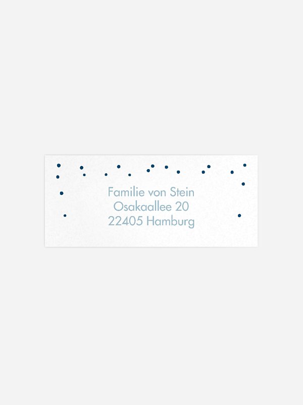 Absenderaufkleber Weihnachten Sparkling