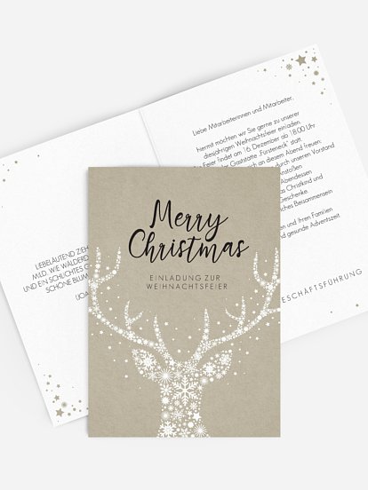 Weihnachtsfeier Sternenpracht