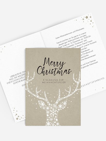 Weihnachtsfeier Sternenpracht