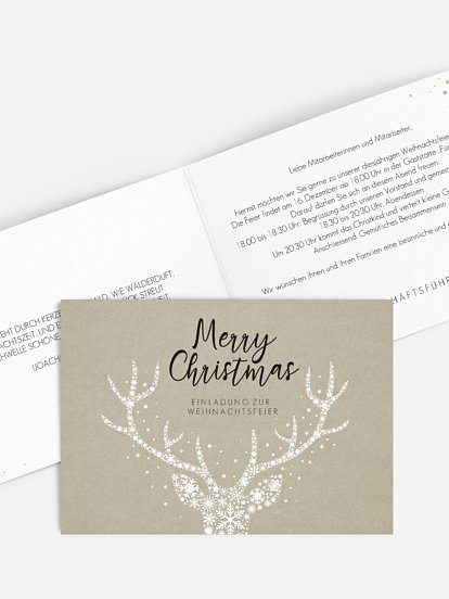 Weihnachtsfeier Sternenpracht