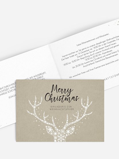 Weihnachtsfeier Sternenpracht