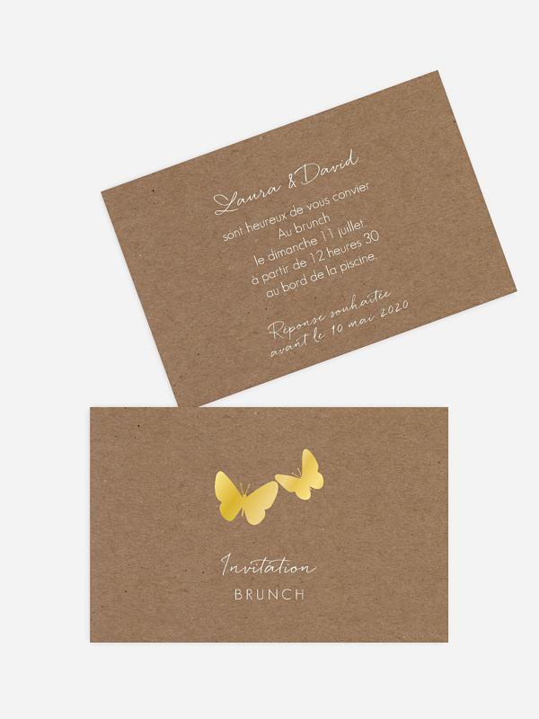 Carte brunch Battement de coeur