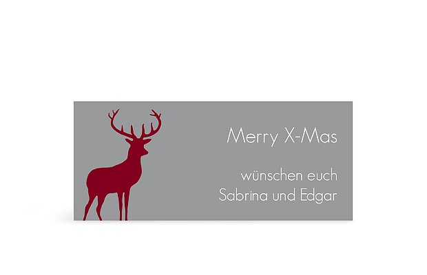 Geschenkaufkleber Weihnachten Ornamental
