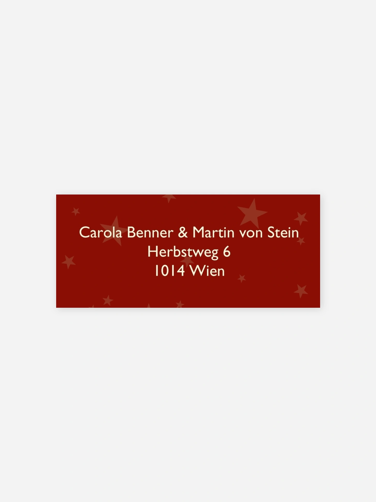 Absenderaufkleber geschäftl. Weihnachten Engel