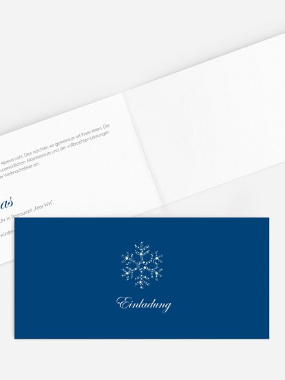 Weihnachtsfeier Kristallstern