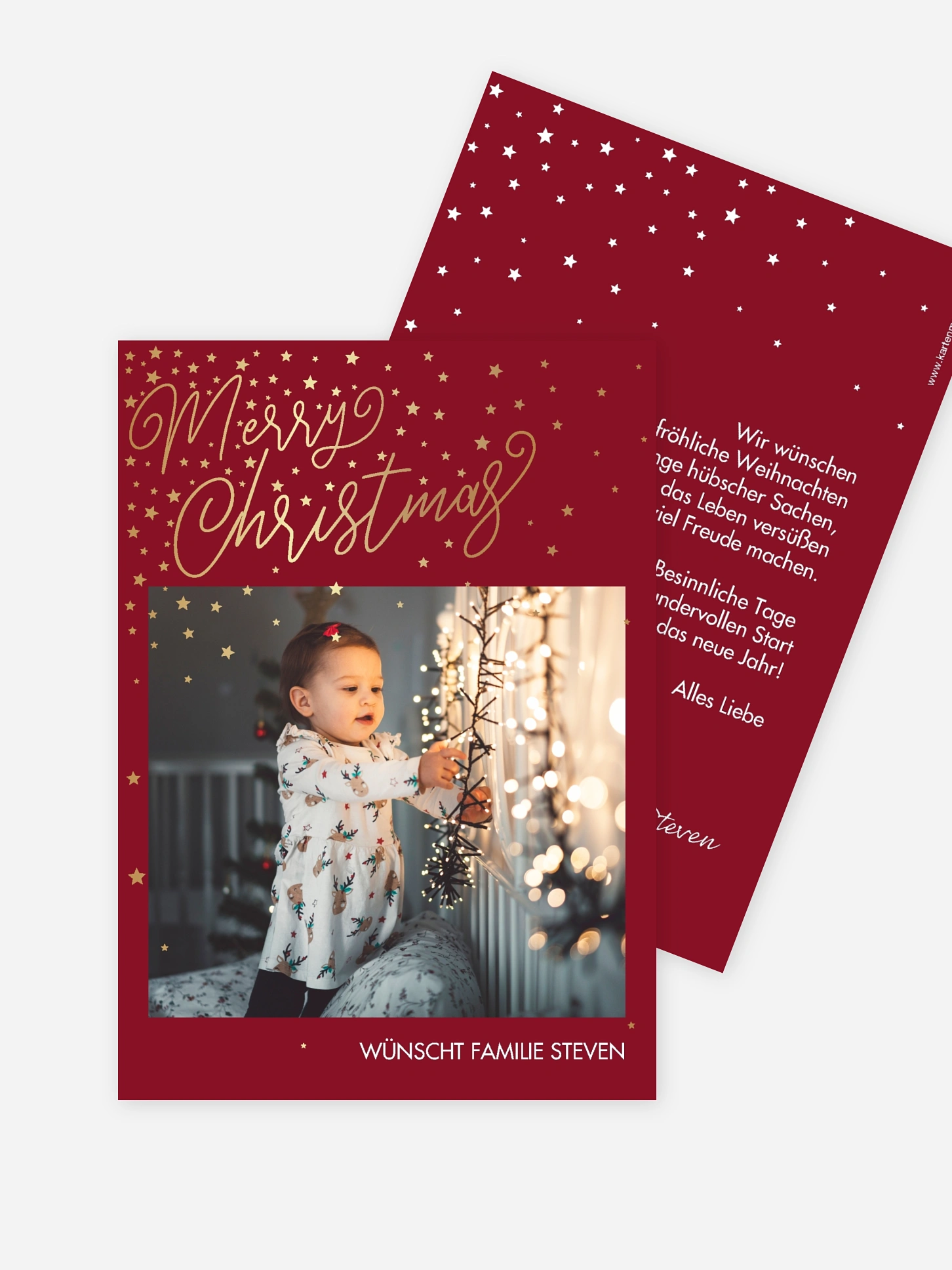 Weihnachtskarte Full of Grace