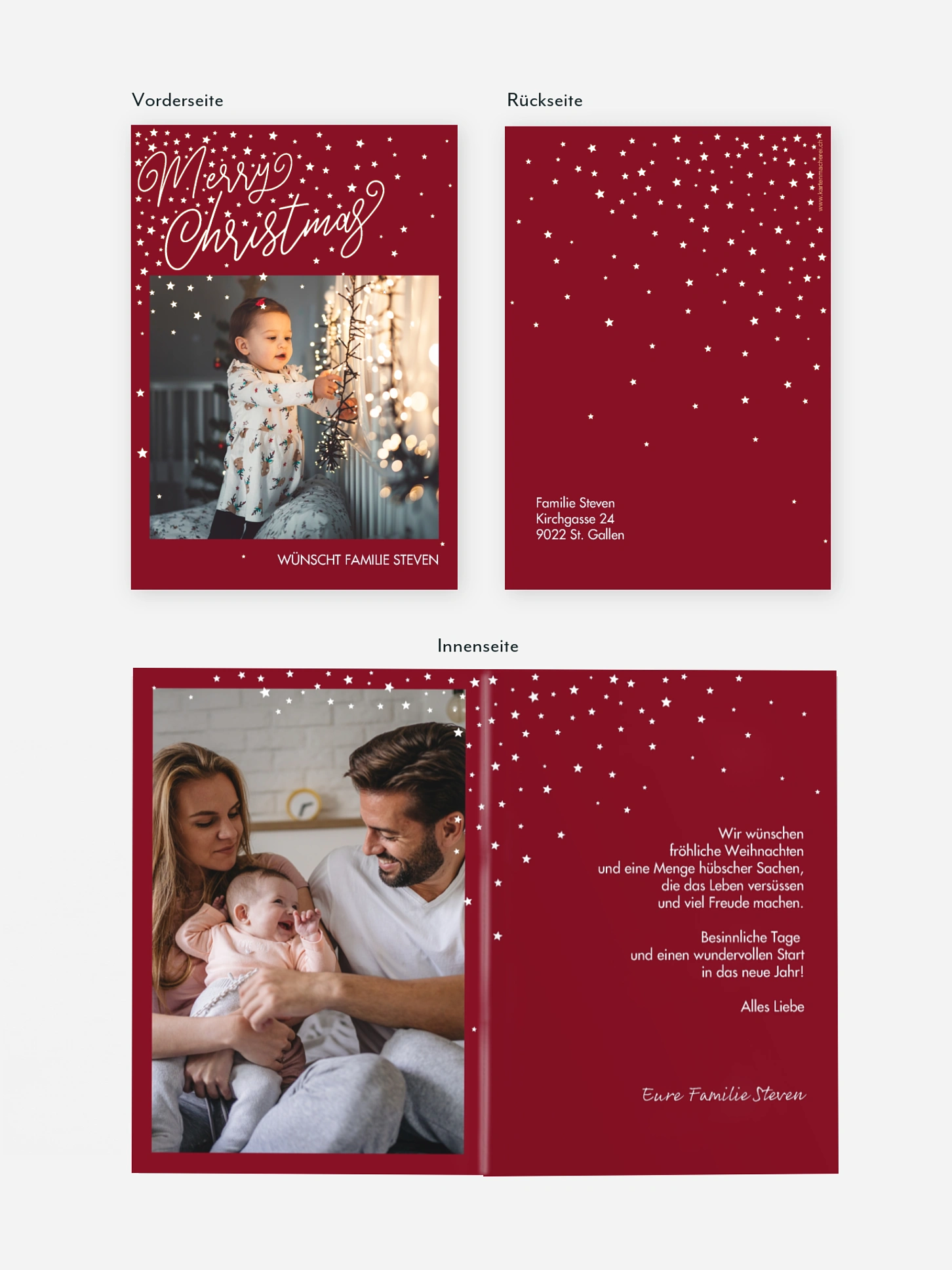 Weihnachtskarte Full of Grace