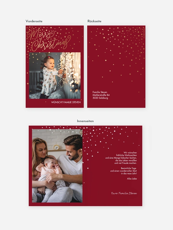 Weihnachtskarte Full of Grace