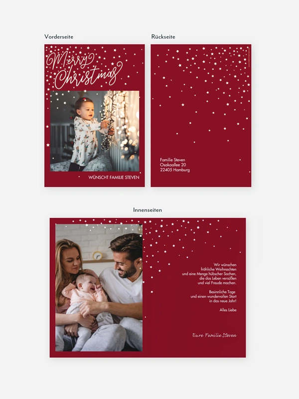 Weihnachtskarte Full of Grace