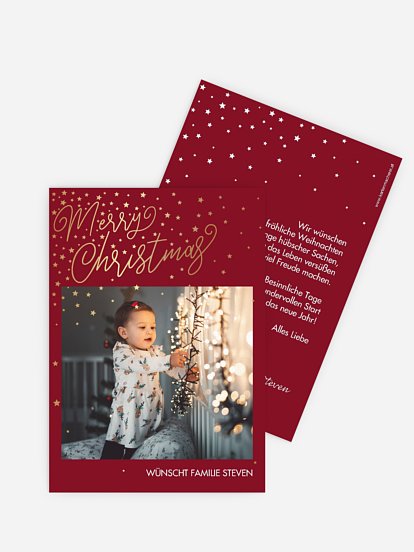 Weihnachtskarte Full of Grace
