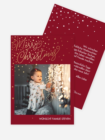 Weihnachtskarte Full of Grace