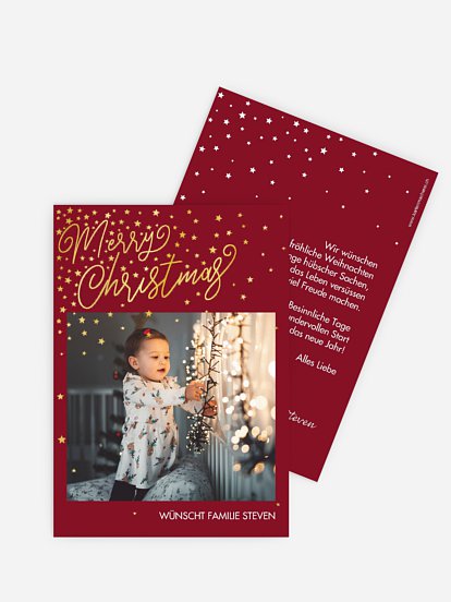 Weihnachtskarte Full of Grace