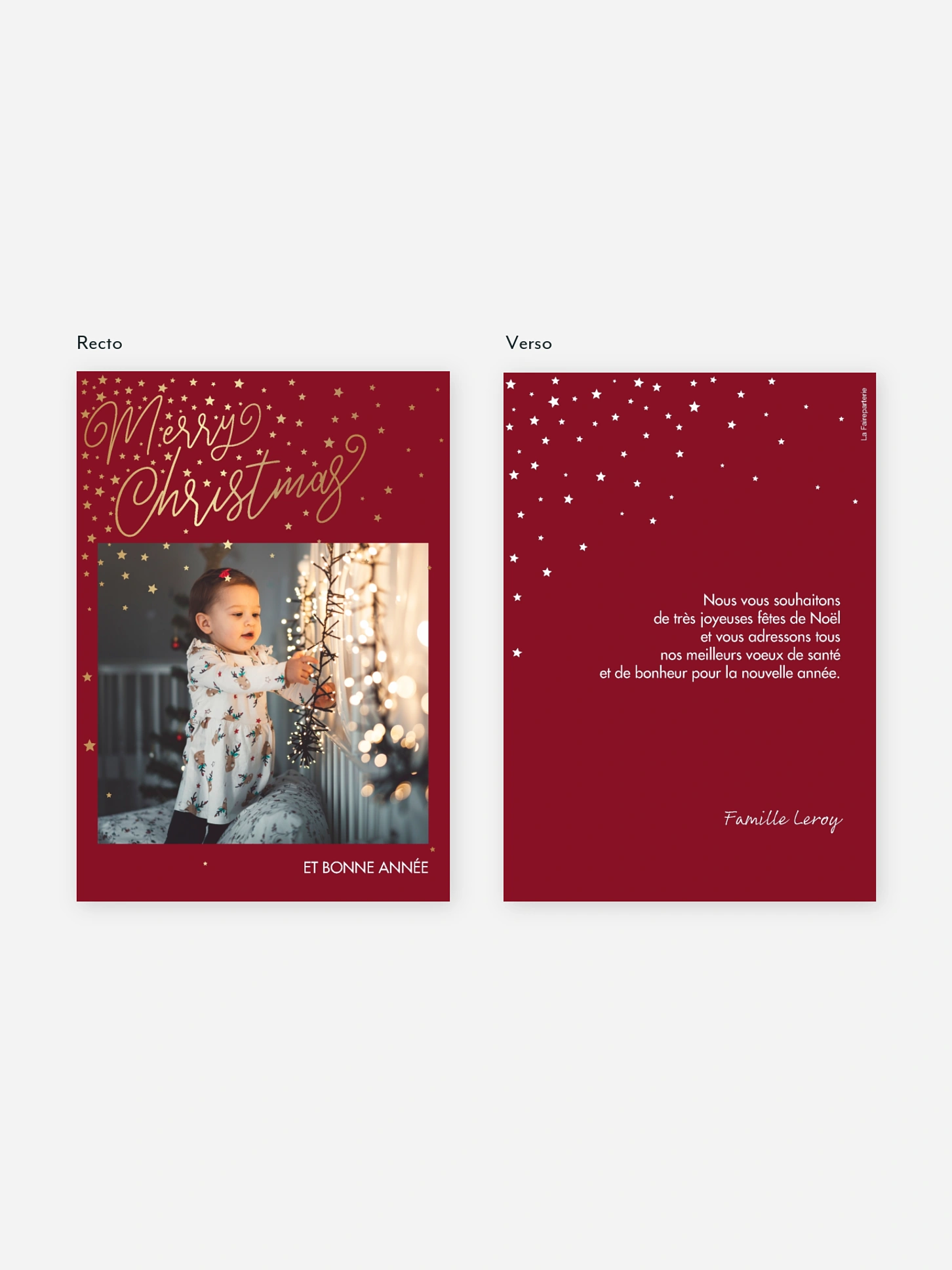 Carte de Noël Full of Grace