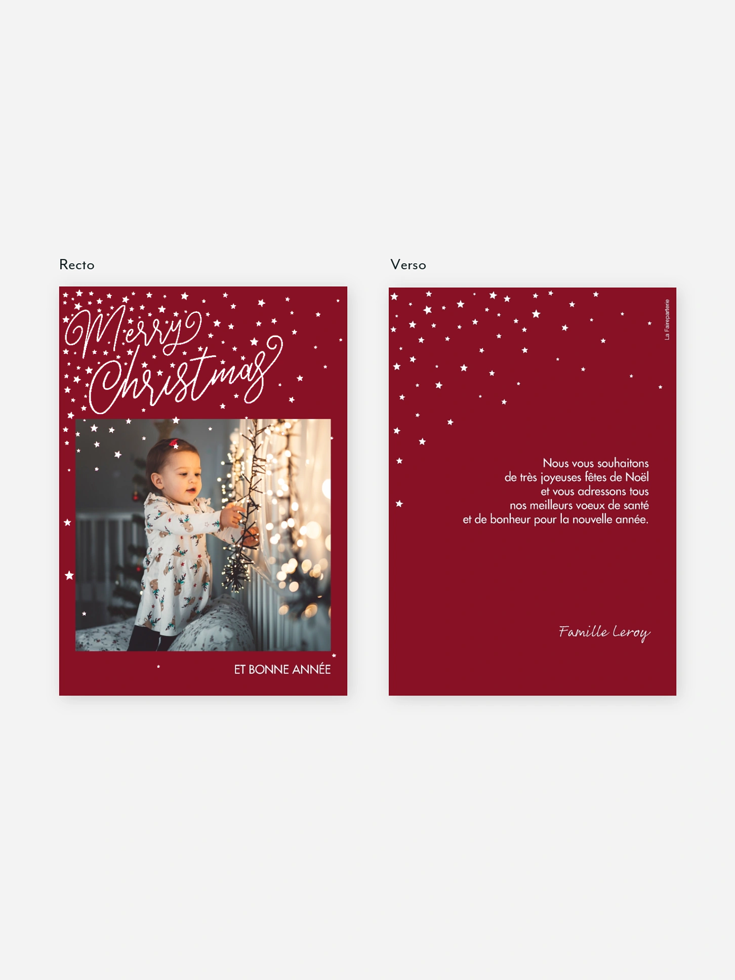 Carte de Noël Full of Grace