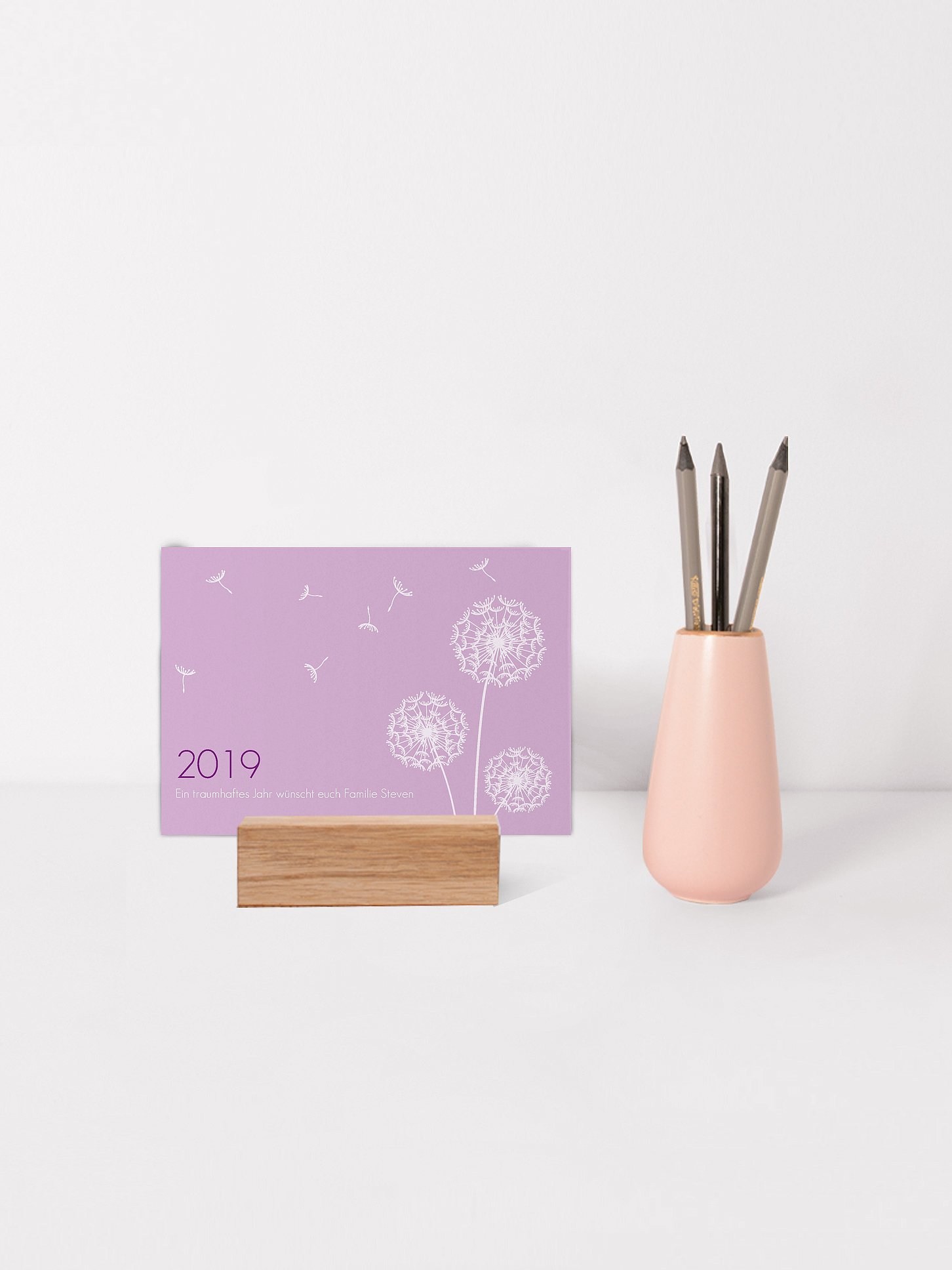 Tischkalender Pusteblume