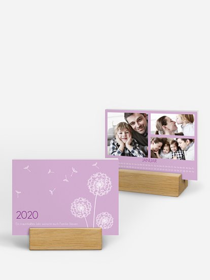 Tischkalender Pusteblume