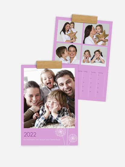 Wandkalender Pusteblume