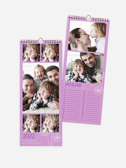 Wandkalender Pusteblume