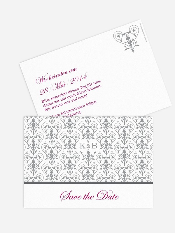 Save-the-Date Karte Vintage
