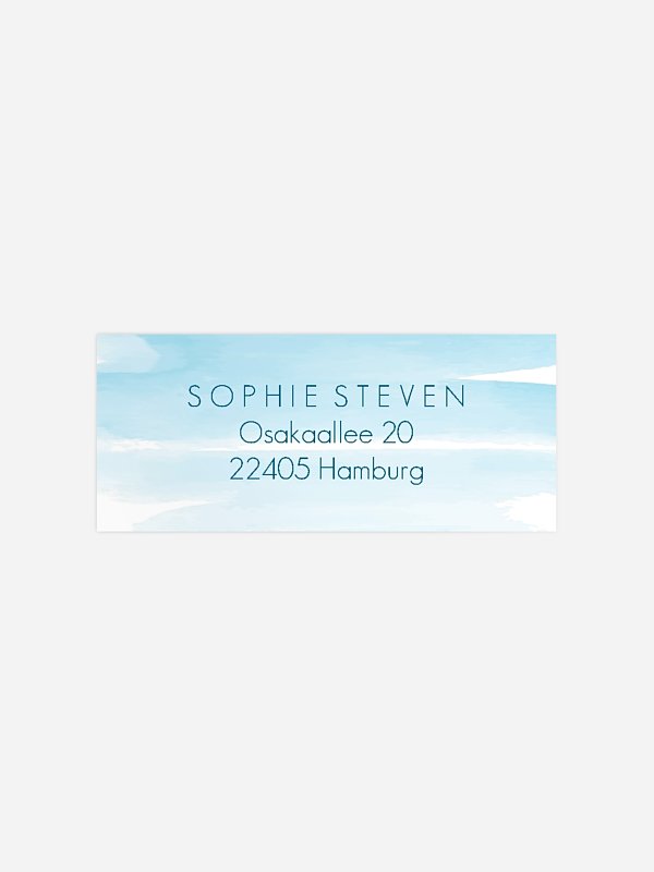 Save the Date Aquarellbild