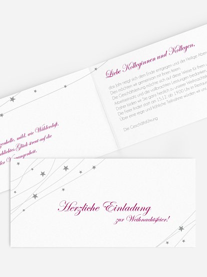 Weihnachtsfeier Sternenband