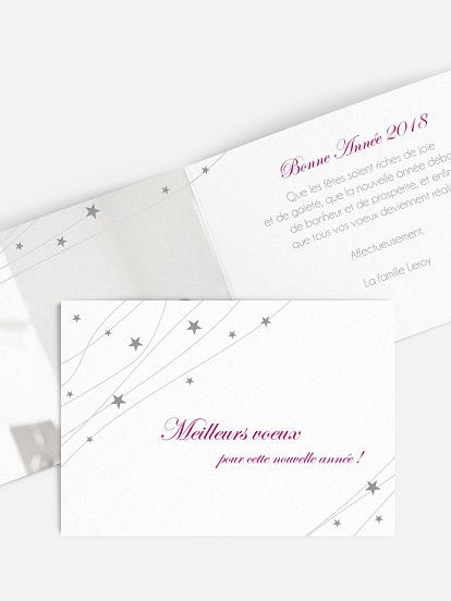 Carte de voeux Nuit étoilée