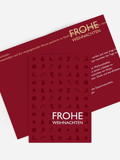 Premium-Weihnachtskarte Festliches
