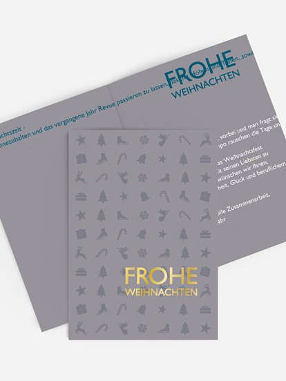 Premium-Weihnachtskarte Festliches