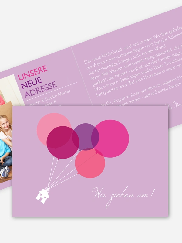 Haus an Luftballon